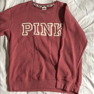 PINK oversized crewneck